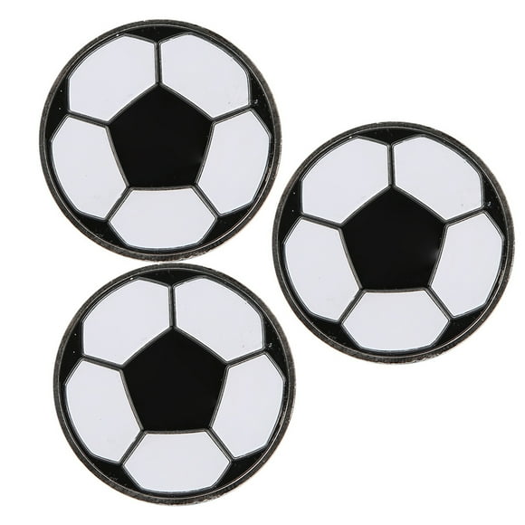 Moneda de lanzamiento de fútbol, 3 piezas, portátil, entrenamiento de fútbol, moneda de lanzamiento de fútbol, moneda de lanzamiento de fútbol, características de vanguardia