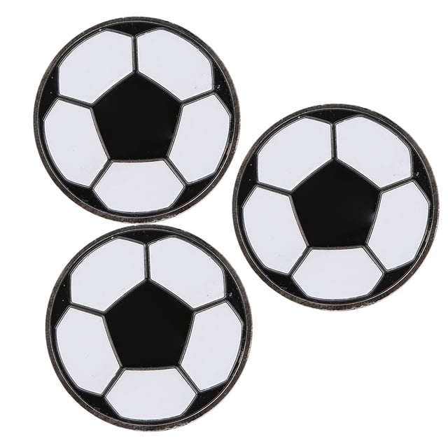 Moneda de lanzamiento de fútbol, 3 piezas, portátil, entrenamiento de fútbol, moneda de lanzamiento de fútbol, moneda de lanzamiento de fútbol, características de vanguardia