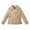 Khaki, variant on Esaierr Toddler Girls Faux Leather Moto Jacket for Kids Baby Girls Fashion PU Leather Motorcycle Jacket 1-7 Years Childrens Outerwear Slim Coats