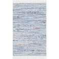thumbnail image 1 of Safavieh Rag Rug Light Blue Contemporary Rug - 4' x 6', 1 of 1