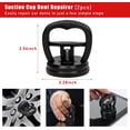 thumbnail image 2 of Yazoeia Car Dent Puller, 2 PCS Dent Puller Kit Handle Lifter, Powerful Suction Cup Paintless Dent Remover Repair Kit for Car Body Dent, Glass, Tiles, Mirror and Objects Moving (2PCS-Black), 2 of 6