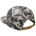 thumbnail image 4 of 2-pack Classic Snapback Hat Cap Hip Hop Style Flat Bill Blank Solid Color Adjustable Size Digital Camouflage & Digital Camouflage, 4 of 6