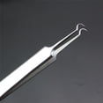 thumbnail image 4 of 1 pinza profesional para puntos negros, pinzas de acero antiácido con aguja para eliminar el acné, herramienta para uñas curvas y rectas para el cuidado facial, 4 of 4