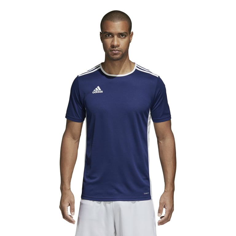 adidas Entrada 18 Men's Soccer Jersey (Bold Blue, S) :  Clothing, Shoes & Jewelry
