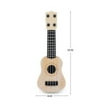 thumbnail image 3 of Tmvgtek Mini Guitarra De 4 Cuerdas, Instrumentos Musicales, Juguete Educativo Para Niños (A Beige), 3 of 4