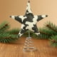 thumbnail image 1 of Ireezec Cow Print Star Tree Topper Christmas Decoration for Party Festive Ornament Metal Rustic Farmhou Decor, 1 of 9