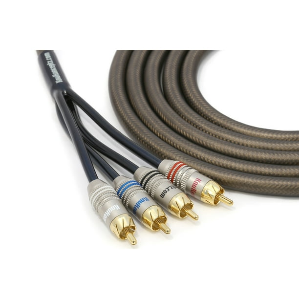 Knukonceptz Krystal Kable 4 Channel 4m Twisted Pair Rca Cable Walmart Com Walmart Com