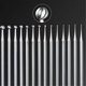 thumbnail image 3 of 24 Pcs Round Ball Burr - 3/32 Inch Shank Ball Shape Jewelry Cutting Burs Lapidary Carving/Engraving Tools, 3 of 5