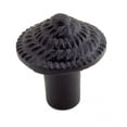 thumbnail image 5 of Renovators Supply Black Iron Kitchen Cabinet Knob Pull Round Fibonacci style Black Powder Coated Decorative Metal Knobs for Kitchen Cabinet or Drawer Pull Handle w/Screws Pack of 2, 5 of 7