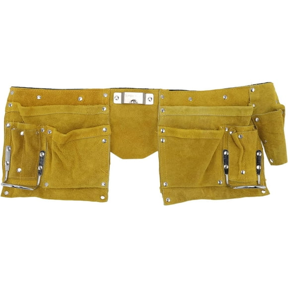 Tool Belt, Men's Tool Belt Suspenders, Tool Belt Pouches, Leather Quick Release Buckle Carpenter Tools, For Carpenter
