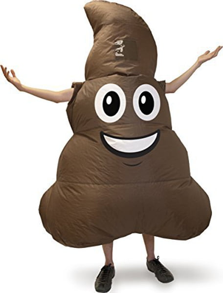 Inflatable Poop Emoji Costume - Walmart.com