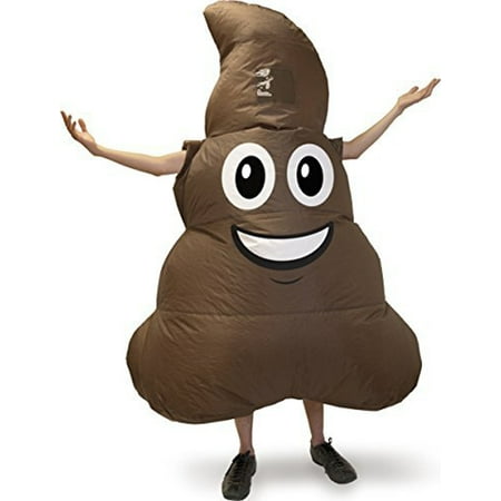 Inflatable Poop Emoji Costume