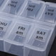 thumbnail image 4 of Organizador de pastillas Likrtyny 14 compartimentos Portable blanco, 4 of 9