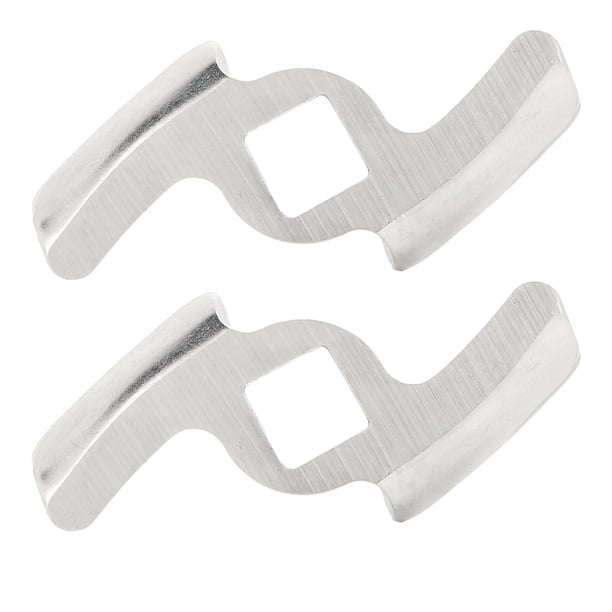 Cuchilla para moler alimentos disco de placa para picar 2 cuchillas para picar carne de acero inoxidable 304 accesorio de disco para molinillo tipo 5#/B agujero cuadrado de 0315 Amonsee Otros