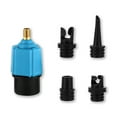 thumbnail image 1 of Naiovety Adaptador de bomba Válvulas prácticas Compresor Adaptadores de válvula de aire de aleación de nylon Paleta multifuncional Deportes acuáticos Azul, 1 of 6