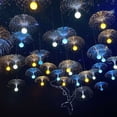 thumbnail image 4 of 10 luces LED de fibra óptica con forma de medusa, de 30 cm, para exteriores, para Navidad, con forma de diente de león, para fiestas y jardín, 4 of 5