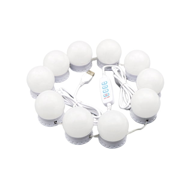Luz Frontal Led Cosmética Con Regulador De Intensidad En 3 Colores Y Luz De Relleno Usb