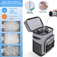 thumbnail image 3 of Mochila térmica Hulongo, grande, impermeable, aislante, 30 L, 48 latas, 3 of 6