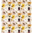 thumbnail image 3 of Cartoon Duvet Cover Set, Style Animal Caricatures Very Jungle Inhabitants Pattern Snowy Forest, Decorative 3 Piece Bedding Set with 2 Pillow Shams, Queen Size, Multicolor, by Ambesonne, 3 of 3