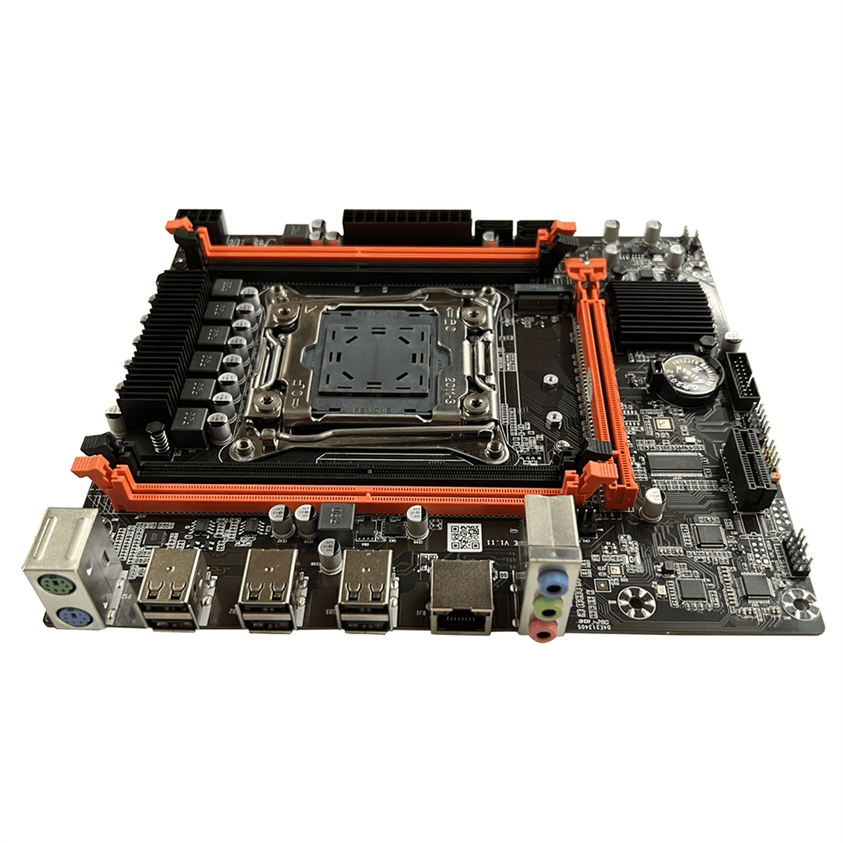 X99E Motherboard+E5 2666 V3 CPU+Thermal Grease Support 4 DDR4 RECC RAM Gigabit LAN Card PCIEX16 NVMe Desktop Motherboard