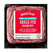 Marketside Grass-Fed Ground Beef, 90% Lean/10% Fat, 1 lb