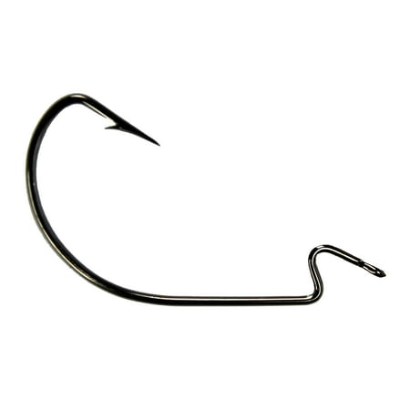 - Mustad KVD Ultra-Lock Soft Plastic Hook, Black Nickel, Size 3/0