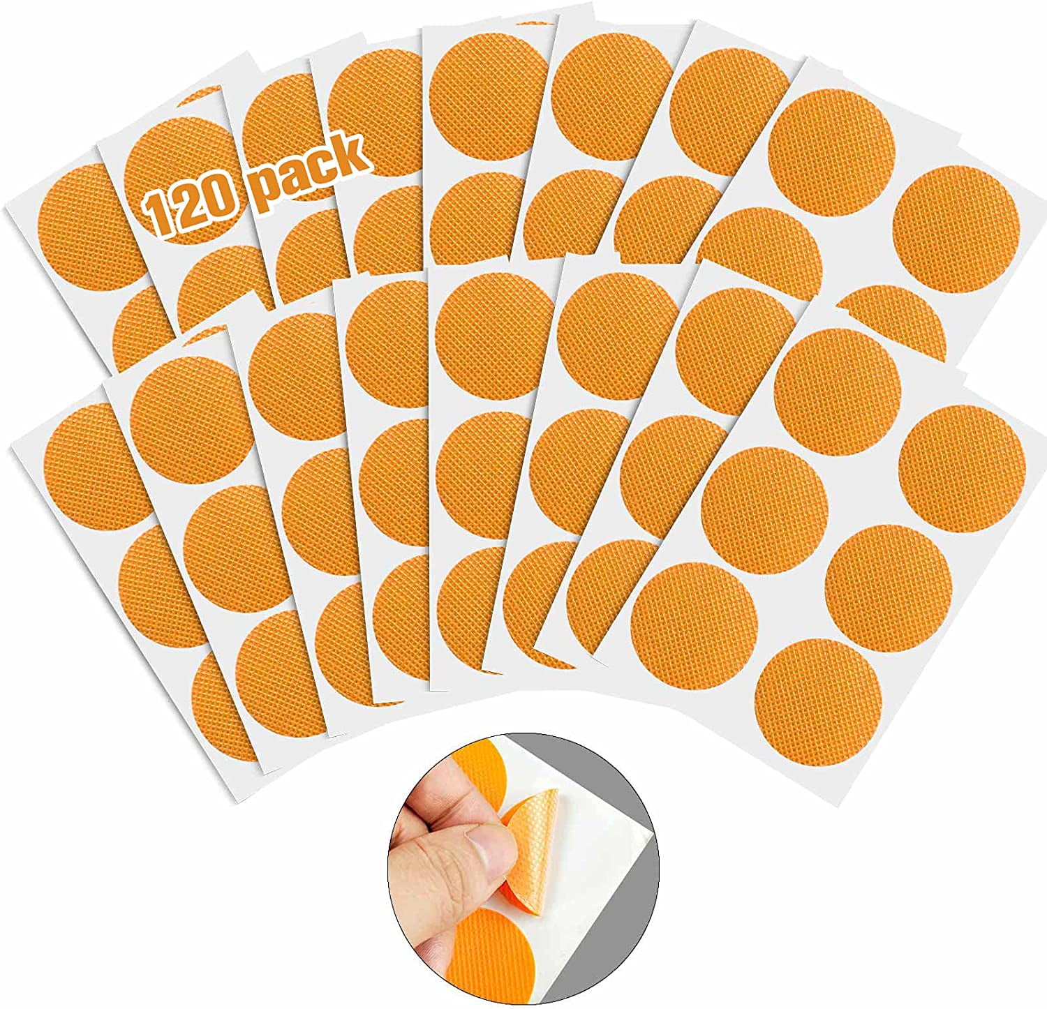 120 Pack Mosquito Repellent Patches for Kids Adults, Natural and Deet