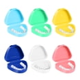 thumbnail image 1 of EeaseCA ROSENICE 6PCS Retainer Case With Vent Holes Mouth Guard Case Orthodontic Dental Retainer Box Denture Storage Container, 1 of 7