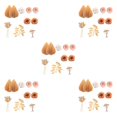 thumbnail image 2 of Monstrate Decoraciones para tartas bohemias llamativas, para cualquier ocasión, aplicaciones amplias, decoraciones de decoración, piezas Type2 NO2, 2 of 6