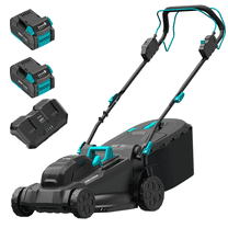 Mightymow Brushless Self-Propelled Lawn Mower, 2*20V 18" Cordless Lawn Mower, with 2*4.0Ah Battery& Dual Charger Included