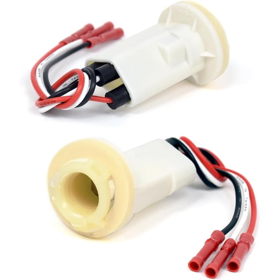 Parking Or Tail Light Socket And Wiring Pigtail Pair For 1975-1986 F-150 Pickup Truck