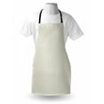 thumbnail image 3 of Ivory and Blue Apron Lines Circles Pattern Abstract Ornamental Motifs Floral Inspirations, Unisex Kitchen Bib Apron with Adjustable Neck for Cooking Baking Gardening, Bluegrey and Ivory, by Ambesonne, 3 of 3