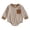 Coffee, variant on Ulanda Baby Sweatshirt Romper Boy Girl Waffle Knit Long Sleeve Striped Romper Oversized Sweater Newborn Fall Winter Clothes (Blue, 12-18 Months)