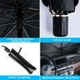 thumbnail image 3 of D-Lumina Car Windshield Sun Shade Umbrella, UV Protection & Heat Insulation Foldable for Most of Cars SUV Trucks (53"x30"), 3 of 10
