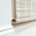 thumbnail image 5 of Radiance Cordless Bamboo Roman Shades for Windows - Flatstick Bamboo Blinds for Semi-Private Light Control - Easy to Lift & Fold Up Window Shades - Driftwood - 48 in. W x 64 in. L - (2216620E), 5 of 9