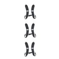 thumbnail image 4 of pitrice 1/2/3 Shoulder Strap Replaced Part Backpack Cord Fine Workmanship Handily Install Load-bearing Buckle Adjustable Sack Lanyard Black 3PCS, 4 of 6