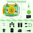 thumbnail image 6 of GKTZ Waterproof Kids Camera 180° Rotatable Digital Toys Camera 20MP Unisex Gift, 6 of 8
