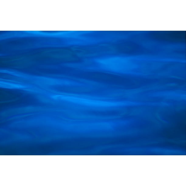 Calm Blue Ocean Surface, Texture With Different Shades Poster Print (38 ...