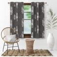thumbnail image 2 of Deconovo Cortinas opacas con diseño floral gris claro de 42 x 54 pulgadas con aislamiento térmico para ventanas, 2 of 7