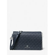 Michael Kors Womens Jet Set Charm Large Dome Crossbody 32S2ST9C7V-444 (Admiral/Paleblue)