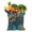 Vibrant Multi-Color, variant on Leafy Green Canvas Tote, Reusable Tropical Plant Shopping Bag for Women, Lightweight Eco-Friendly Summer Style Handbag for Beach, Travel, and Daily Use