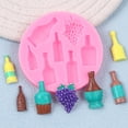 thumbnail image 2 of Osdhezcn Reusable Silicone Candy Molds Set Unique Liquor Bottle Designs Baking Craft Tool, 2 of 8