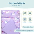 thumbnail image 3 of Wildkin Kids Microfiber Kids Nap Mat for Boys and Girls (Unicorn), 3 of 8
