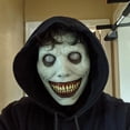 thumbnail image 4 of Demonio sonriente de Halloween, máscara de cara de exorcista, cubierta de cara de miedo, máscara de Halloween de terror para adultos, accesorios de disfraz de escudo de Halloween para Halloween Zhivalor  OTTO-LD-WLJ-3115, 4 of 5