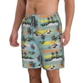 thumbnail image 2 of Naloa Hawaiian Style Men's Beach Shorts, Surfing shorts, Swim trunks, Quick Dry Swim Trunks for Surfing Beach Fun - Small, 2 of 9