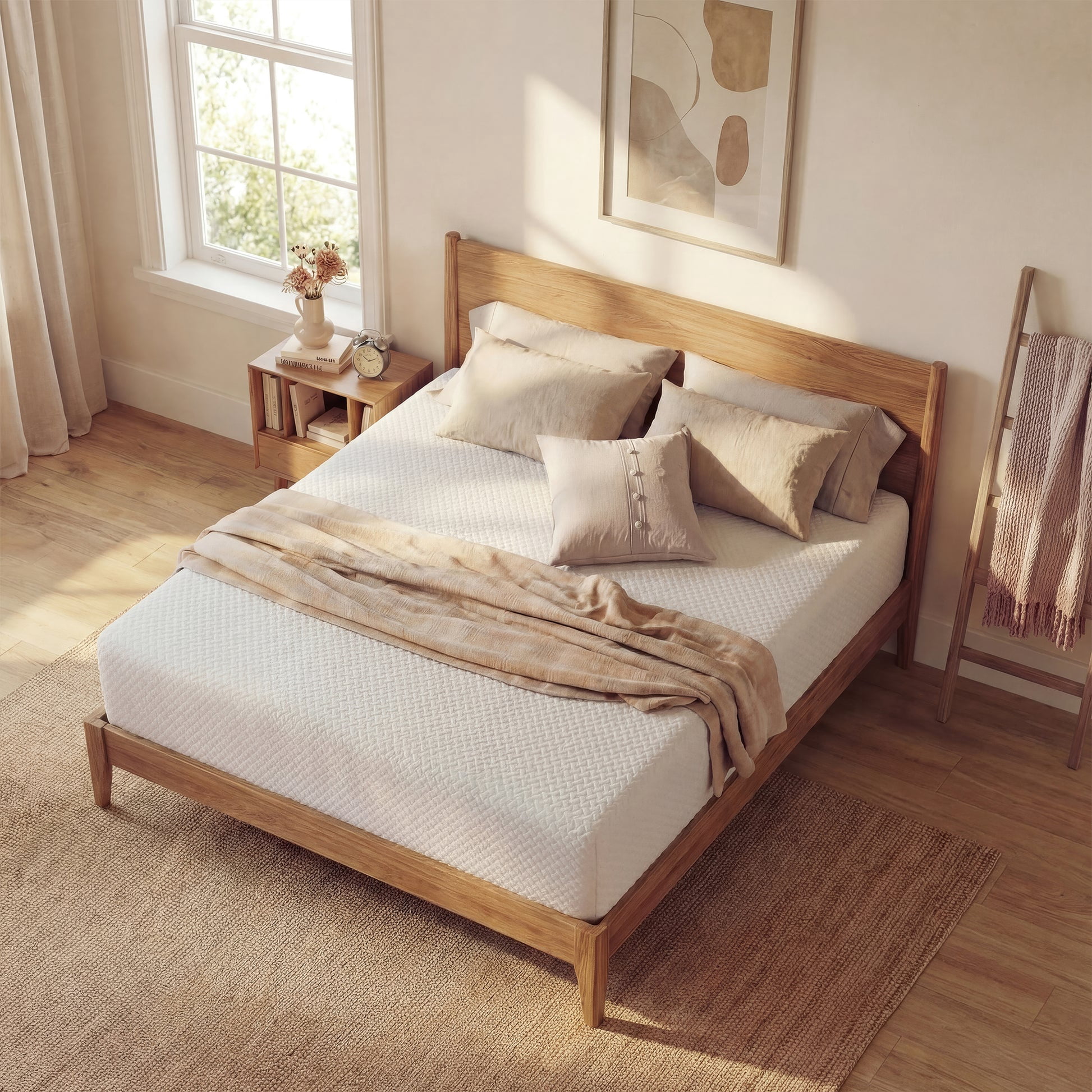 LIFEMENT King Element Memory Foam Mattress, Medium Feel, Premium Support, OEKO-TEX® Certified Mattress in a Box, 8 Inch