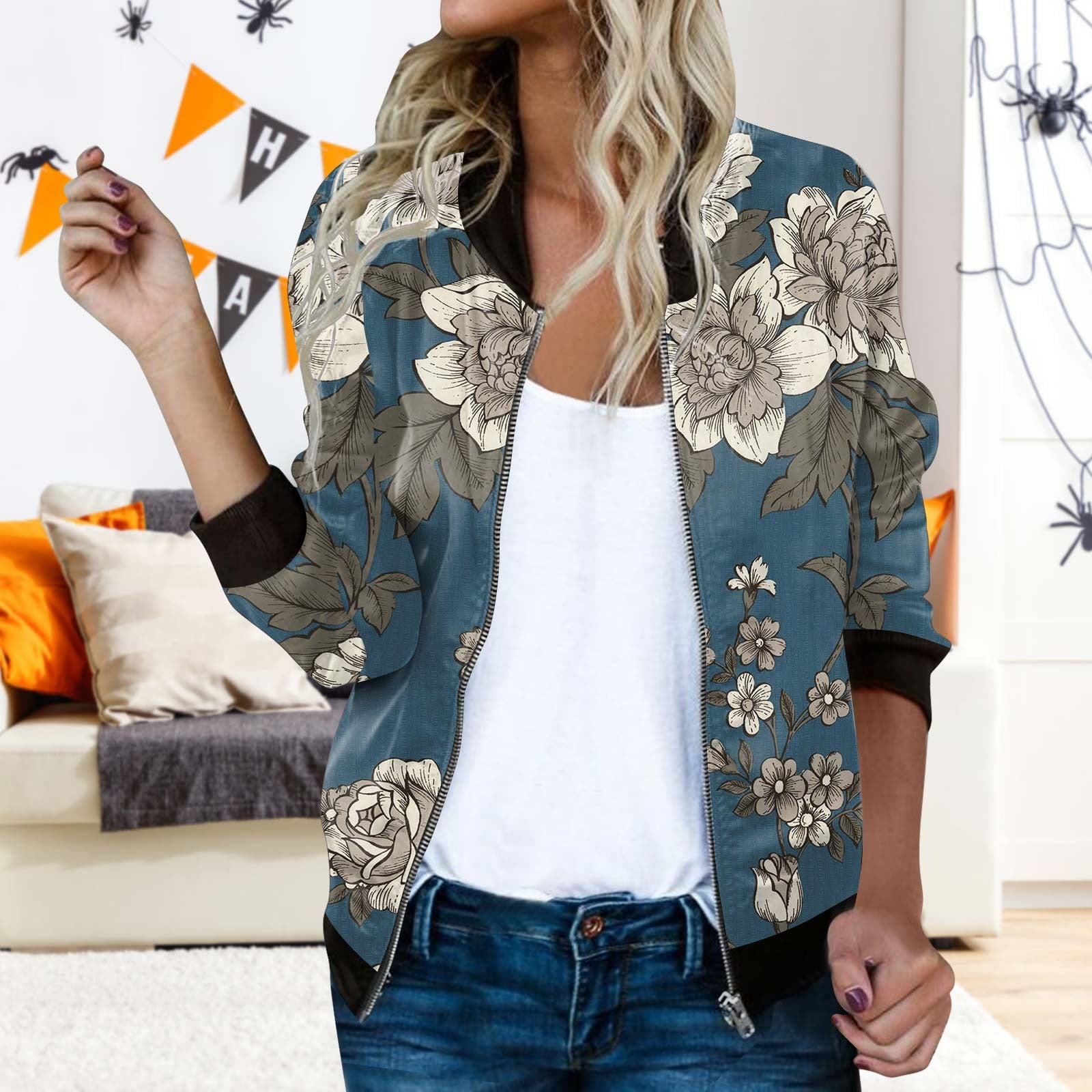 Puawkoer Womens Casual Daily Jackets for Women Lightweight