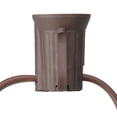 thumbnail image 2 of Northlight Commercial Grade C9 Christmas Light Socket Set - 25' Brown Wire - 18 Gauge, 2 of 3