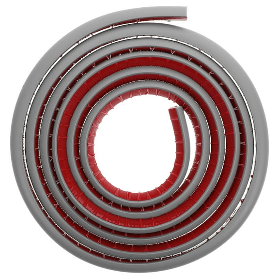 HAKIDZEL Quarter Round Trim Molding For Stairs Grey Pvc 1 Roll