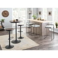 thumbnail image 6 of Dakota Industrial Adjustable Bar / Dinette Table in Grey and Brown by LumiSource, 6 of 7